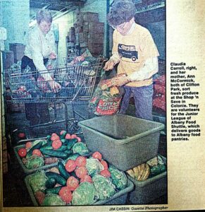 jla food shuttle newspaper article
